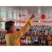 Ravinder Raina addressing Tridev Sammelan in Nowshera Assembly constituency on Monday.