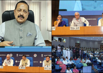 Union Minister Dr Jitendra Singh speaking after virtually launching 'Single Simplified Pension Application Form and Digital Integration of Bhavishya with e-HRMS' on Friday.