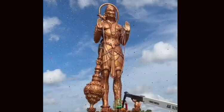 Texas gets 90-ft-tall Hanuman sculpture