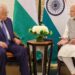 PM Narendra Modi with President Mahmoud Abbas in New York,