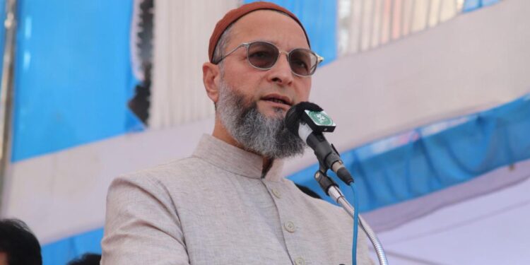 All India Majlis-e-Ittehadul Muslimeen chief Asaduddin Owaisi.