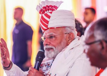 PM Narendra Modi in Hazaribagh, Jharkhand