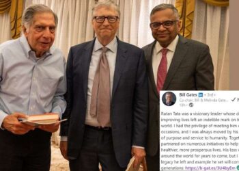 Bill Gates and Sundar Pichai pay heartfelt tributes to Ratan Tata