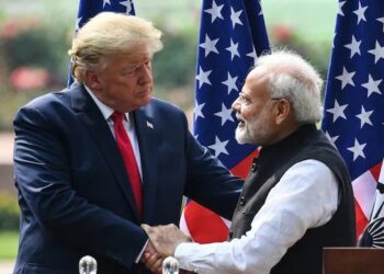 US President Donald Trump with Prime Minister Narendra Modi. (AFP/File)