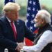 US President Donald Trump with Prime Minister Narendra Modi. (AFP/File)