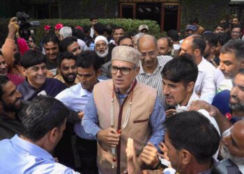 Jammu & Kashmir National Conference (JKNC) Vice President Omar Abdullah.