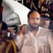 Zeeshan Siddique at his father’s funeral on Sunday.