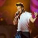 Liam Payne of One Direction (1D) performs in concert at MetLife stadium in 2015(Robert Altman/Invision/AP)