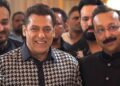 In this July 21, 2013 file photo, then Congress leader Baba Siddique with actor Salman Khan during an Iftar party in Mumbai. Three unidentified persons fired at and injured Baba Siddiqui of the Ajit Pawar-led NCP in Mumbai's Bandra East on Saturday evening.