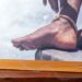 The picture of Sadhguru’s feet or ’Sadhguru Padam Photo’ being sold for ₹3,200(Isha Foundation)