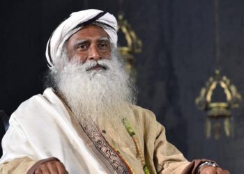 Jaggi Vasudev, the founder of the Isha Foundation.