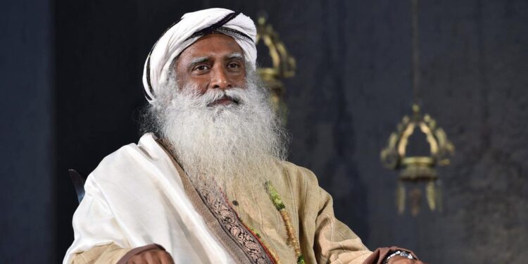 Jaggi Vasudev, the founder of the Isha Foundation.