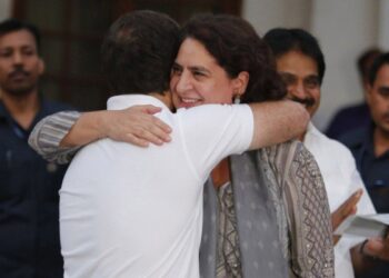 The figures obtained from counting centres show that Priyanka is doing well across the constituency, where Muslims form 41 per cent of voters and Christians 13 per cent. (File Image)