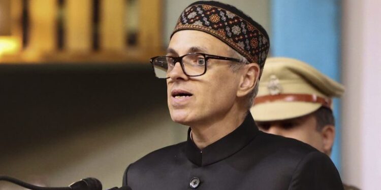 Jammu andKashmir chief minister Omar Abdullah.