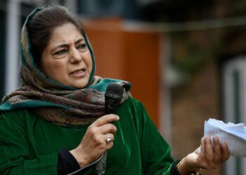 Peoples Democratic Party chief Mehbooba Mufti