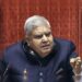 INDIA bloc moves no-confidence motion against Rajya Sabha chairperson Jagdeep Dhankhar