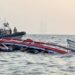 A boat carrying 85 passengers capsizes near the Gateway of India, in Mumbai on Wednesday.(Indian Coast Guard)