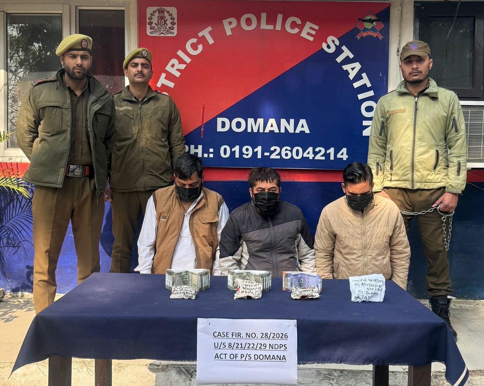 Jammu (Rural) Police Nab Three Drug Peddlers with Heroin, Cash; One ...